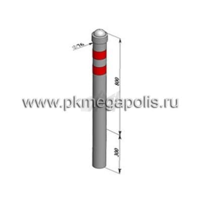 купить столбик парковочный бетонируемый АБ-76/1080 в Йошкар-Оле